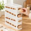 Large Capacity Double Layer Egg Storage Box Plastic Rolling Egg Holder  Egg Storage