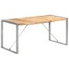 Dining Table 160x80x75 cm Rough Mango Solid Wood