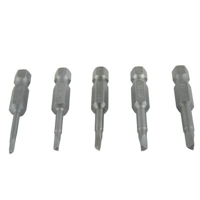 Alloy Steel Screwdriver Bits Grey Hex Shank Magnetic