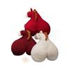 Cuscino Peluche Cavallo Pippi Con Imbottitura in Cotone PP Per Arredamento Casa e Regali