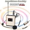 MINI UHF Professional Wireless Microphone Headset Mic Transmitter Microphone System for Loudspeaker Teacher Tour Guide Voice