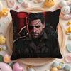 Metal Gear Solid Delta Eater Cushion Cover Plush Fabric Soft Double-Sided Printed Sofa Warm Winter Home Gift Pillow Cover