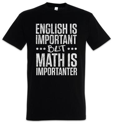 Angielski Jest Ważny Matematyka Jest Ważna Męska Koszulka Męskie Damskie Koszulki Top Nauczyciel Zabawny Nauczyciel Matematyka