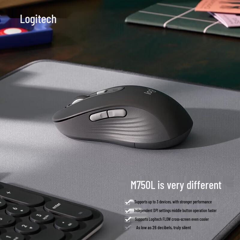 Logitech M750L Large Silent Smart Mouse