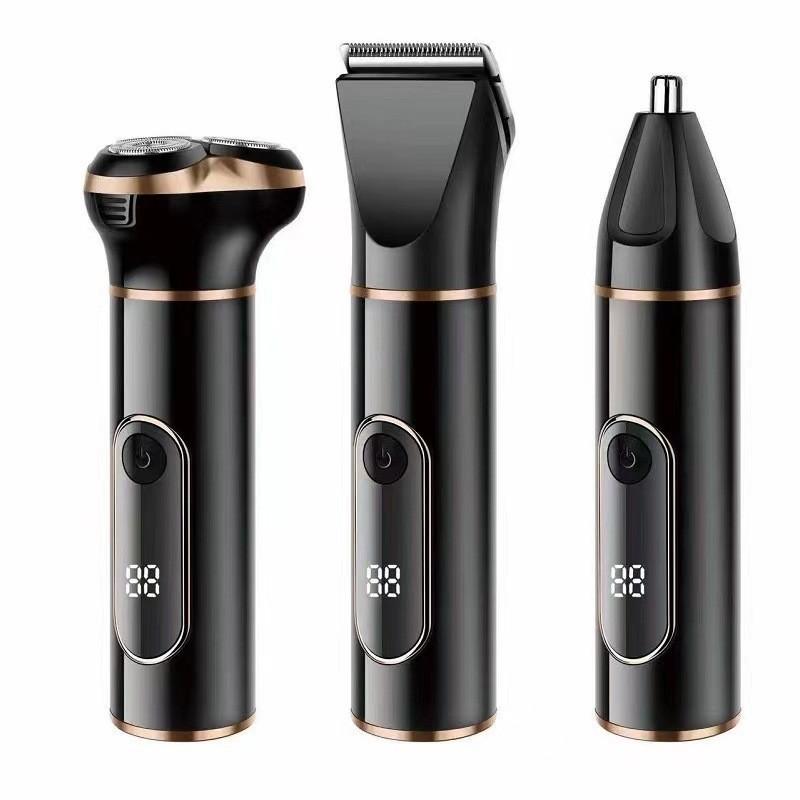 Electric Shaver Led Digital Display Mens Usb Rechargeable Shaver Portable