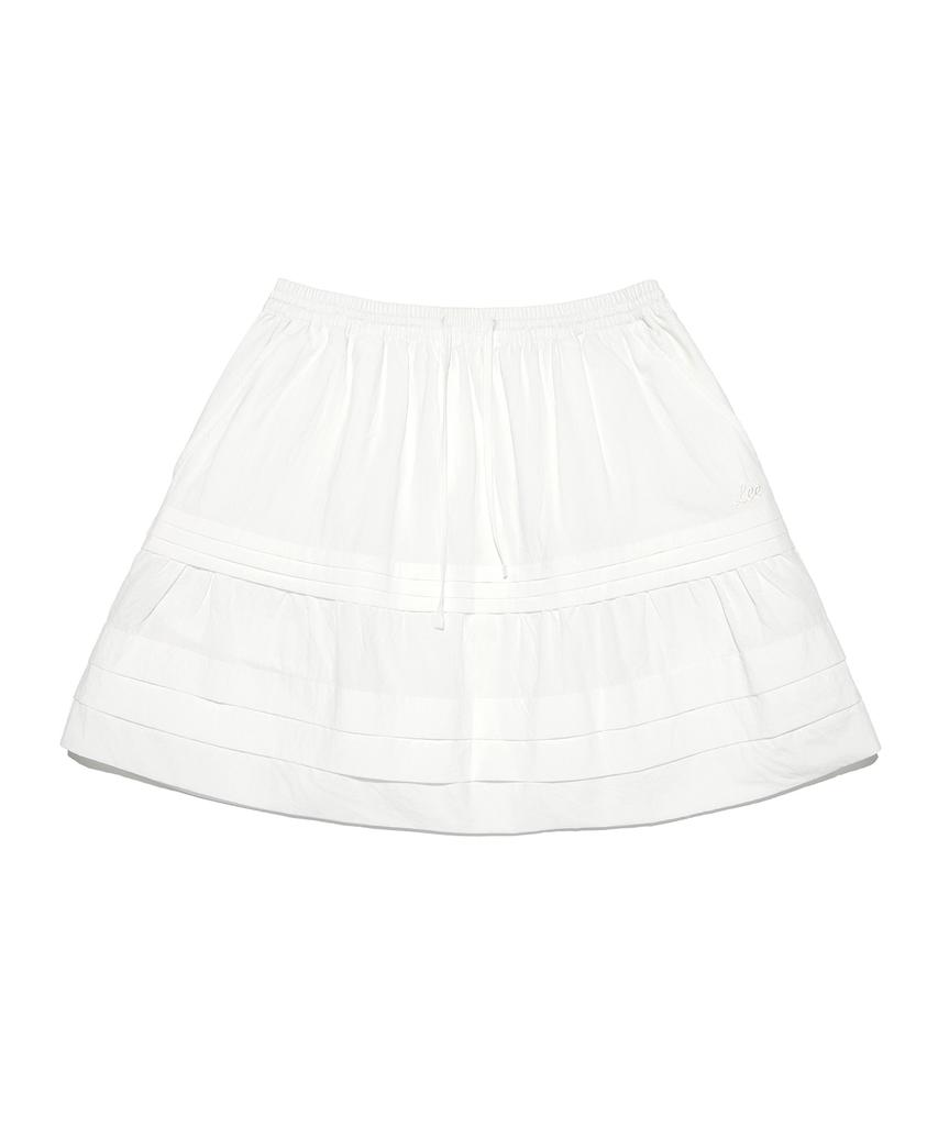 LEE Women'S Frill Mini Skirt White
