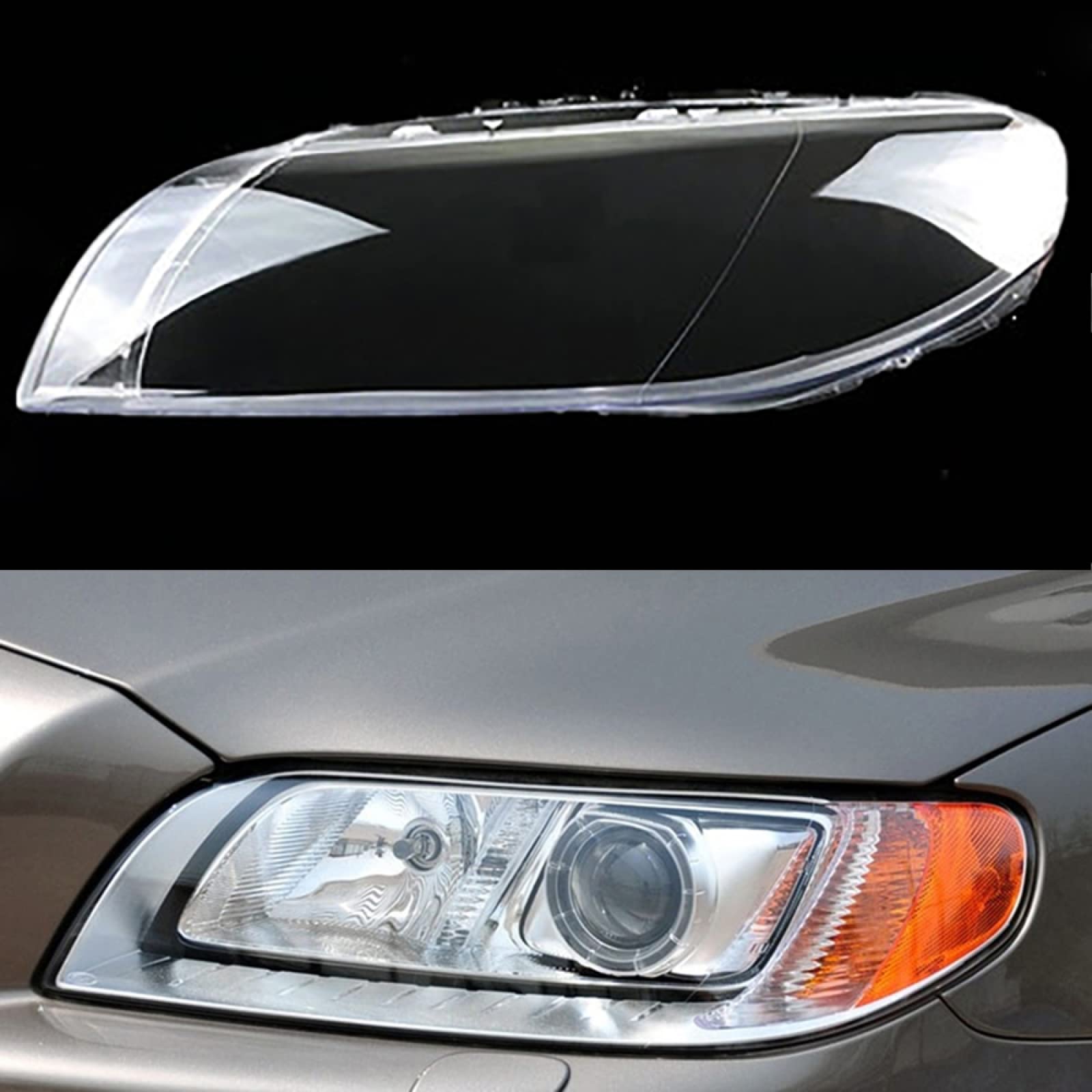 

Крышка фары для Volvo S80 S80L 2009-2015 Прозрачный абажур Крышка фары Абажур Корпус фары Left