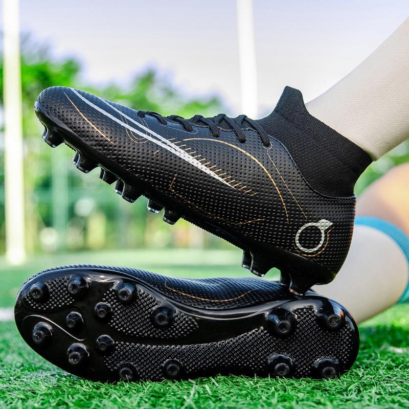 2025 summer European Cup new high-top football shoes youth adult AG long nails TF broken nails training football shoes