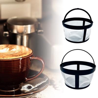 Reusable Nylon Coffee Filter for 4 or 10 Cup Basket Style Strainer Machines Ensures No Residue and Eco Friendly Use