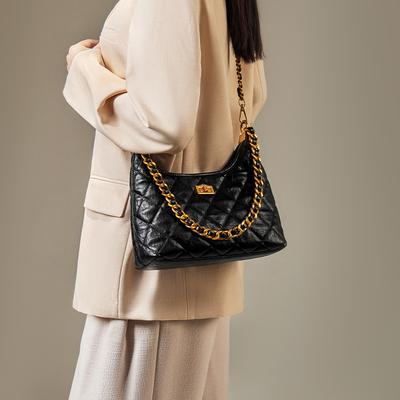 Autumn Winter Chain Bag 2025 New Fashion Design Sense Light Retro Quilted Bag Light Luxury High-end Crossbody Bag