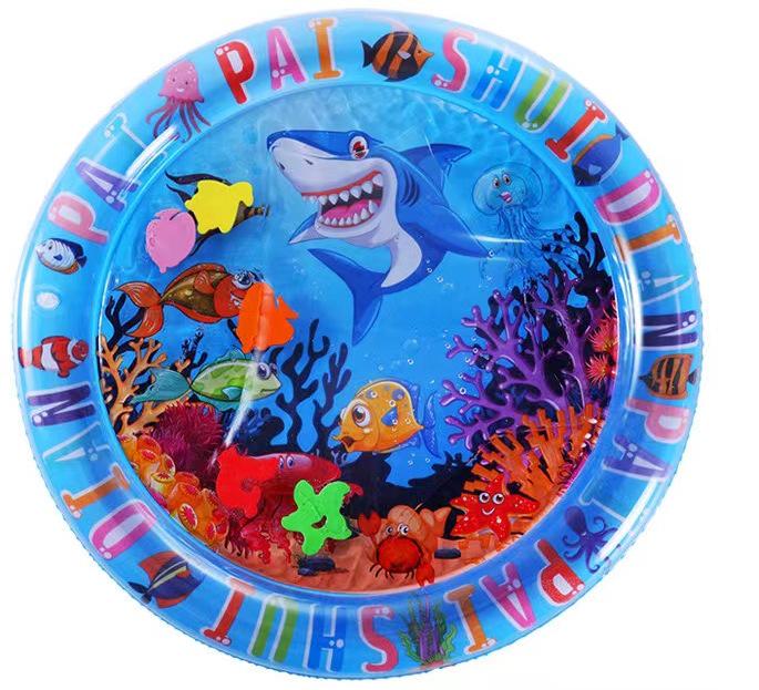 Tapis d'eau gonflable pour enfants: Jouet guide anti-chute pour l'entraînement et l'éducation à domicile