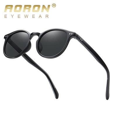 aoron Round Frame Polarized Sunglasses Classic Outdoor Sports Running Glasses Anti Glare UV400 Eyewear