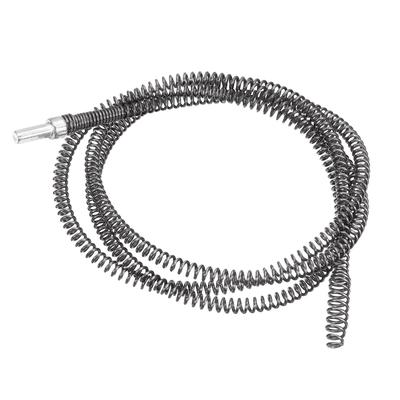 Uxcell 6,56ft Abflussspirale, Rohreinigungsfeder Verstopfungsbeseitigung, Flexible Sanitärschlange Rohrabflussreiniger für Küchen- und Duschbecken