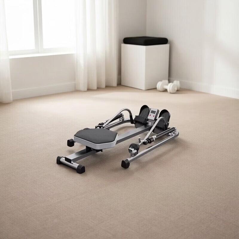 Brangdy Foldable Air Resistance Rowing Machine CN Plug (adapter Included)