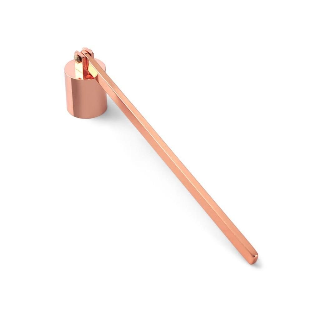 Long Handle Metal Candle Snuffer Multi Color Candle Extinguisher Bell-Shape Wick Cover  Home Decor