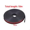 Furniture Edge Protector Self Adhesion Veneer Edging 18mm 10M U Shape Banding Corner Guard for