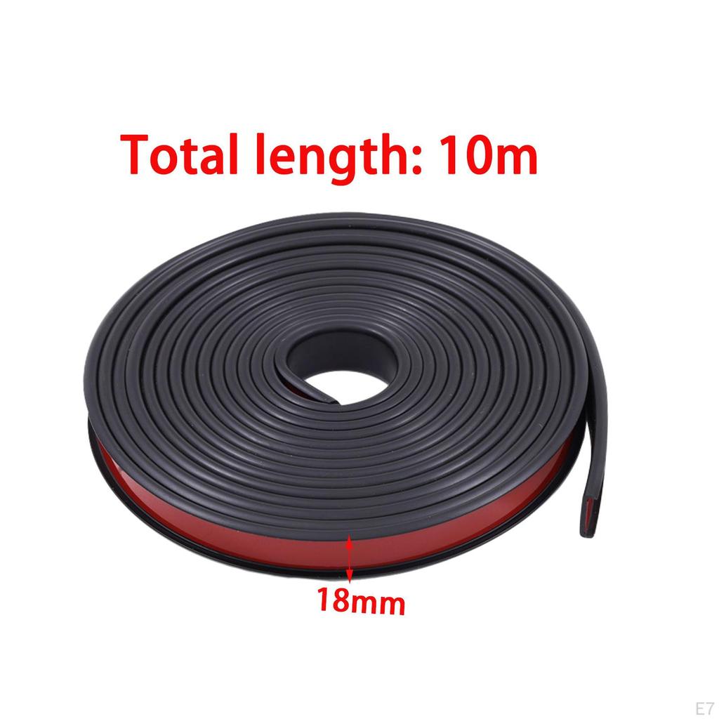 Furniture Edge Protector Self Adhesion Veneer Edging 18mm 10M U Shape Banding Corner Guard for