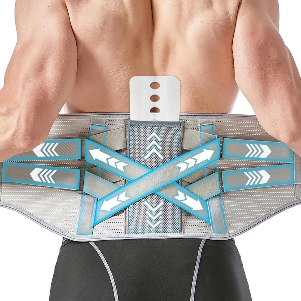 New Lumbar Support Belt Disc Herniation Orthopedic Strain Pain Relief Corset For Back Posture Spine Decompression Brace, Unisex