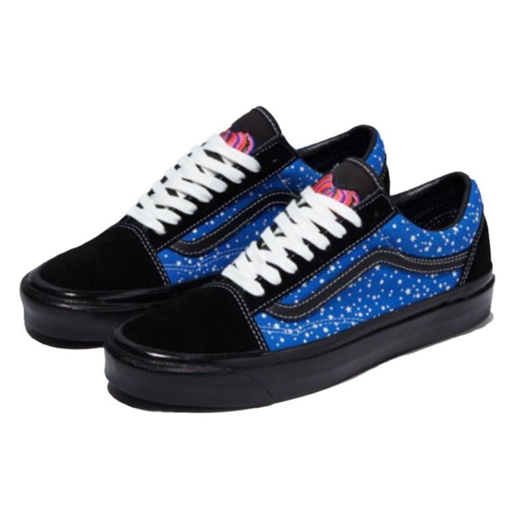 Vans Old Skool Low Top Skate Shoes Unisex Sneakers Black Blue VN0A54F3B65