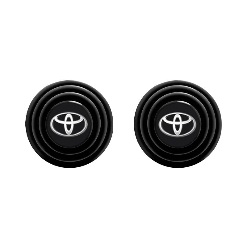 4PCS Car Door Anti-Collision Gasket Shock Absorber Sticker for Toyota TRD Corolla E150 E120 Camry TRD VIOS Avensis Land Cruiser 200
