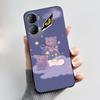Custodia per Telefono Per ZTE Nubia Neo 3 5G Z2464N Custodia Estetica Moda Gatto Carino Cartone Animato Nero Morbido TPU Silicone Copertura Protettiva Completa