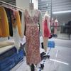 European and American Printed Dress Floral V-neck Lace Edge Suspender Tether Sleeveless Dress Long Dress