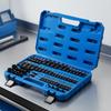 71 Pieces Drive Socket and Kit Labeled Portable Tool with Storage