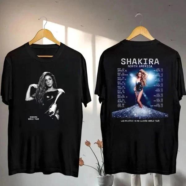 

Shakira 2025 Concert T-Shirt Shakira Las Mujeres Ya No Lloran 2025 World Tour Unisex T-Shirt XXXXL