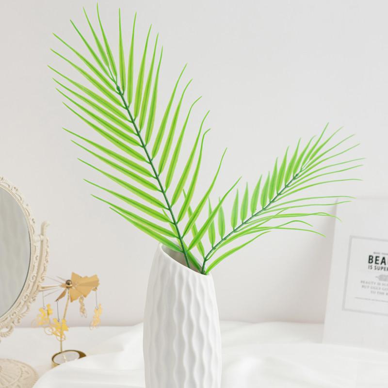 

2/4Pcs Artificial Plants Tropical Palm Tree Leaves Home Garden Decoration Accessories Photography Prop Festival Wedding Supplies 2pcs світло-зелений колір