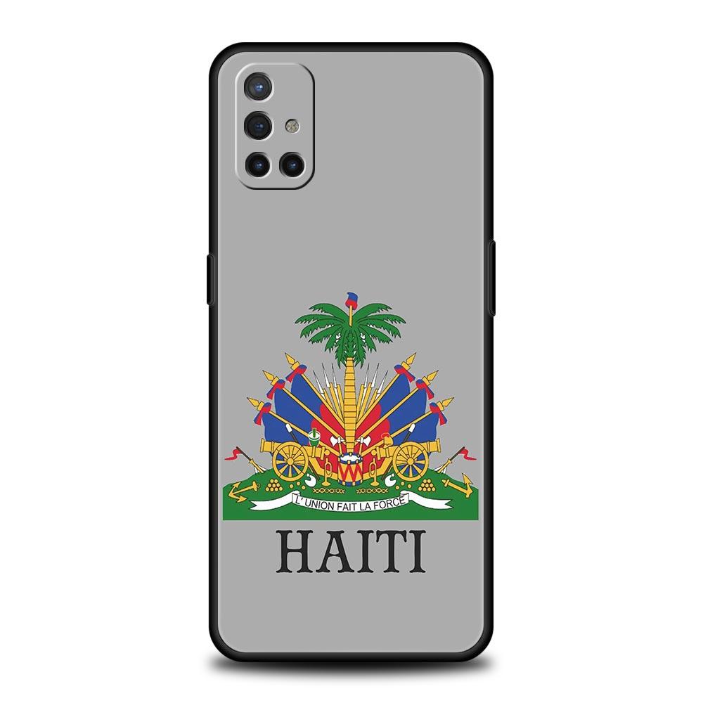 shipping Haiti Flag Phone Case For OnePlus 15 13 12 11 10 Pro 13T 13R 12R 9 8T 8 7 7T 9R Nord 2T CE 2 3 4 5G Soft Cover