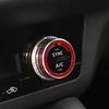 - Mitsubishi Outlander Air Condition Knob Button Ring Cover Decor Pair | Front | Matte | Red | 1 Year Manufacturer Warranty | China