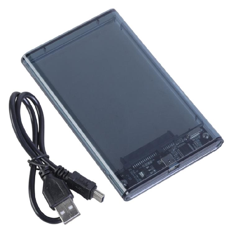 Modern 2.5Inch External Enclosure for 2.5In HDD with Shockproof Design and Not Required Tool Wide Compatibility