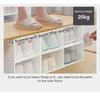 Foldable Clear Shoes Storage Box Plastic Stackable Shoe Organizer Waterproof Dust Proof Shoes Stand Storage Organizer Shoe Rack