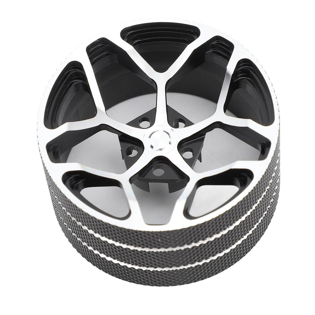 Transmitter Hand Wheel Metal Transmitter Steering Wheel for Futaba for Dumborc for RadioLink for Wfly Black