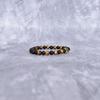 Genuine Tiger's Eye & Matte Onyx Bead Bracelet Celtic Shield Knot Bracelets for Men Tiger's Eye Beaded Jewelry Unique Fashion for Men