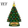 Hanging Pendant for Tree 250 Anniversary USA Christmas Ornament, 1776-2026 2D Acrylic Window Years America Decoration Patriotic Home Decor Collection