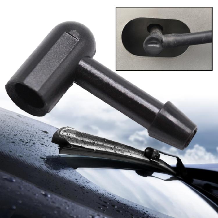 Replacement Windscreen Wipers L Shape Nozzle Hose Connector Automotive Accessory Car Windshield Wiper Water Jet 6680333