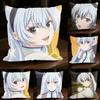 Annerose Krasia Anime Hojo Mahou Square Sofa Pillow Cover Solid Color Living Room Home Decor Cushion Case