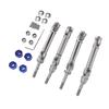 4PCS Front and Rear CVD Drive Shafts Stainless Steel RC Drive Shaft Set for Slash 4x4 for Stampede 1 10 RC Car Upgrade