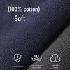 SEPTWOLVES Men's Antibacterial Cotton Mid-Calf Socks