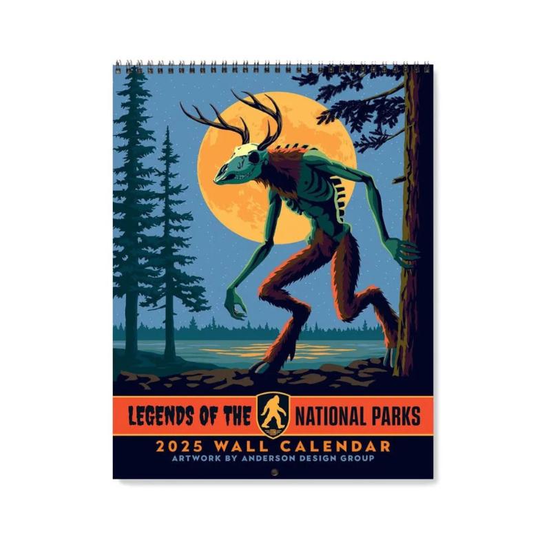 

2025 National Park Legendary Calendar - Suitable for home decorations and office desk decorations