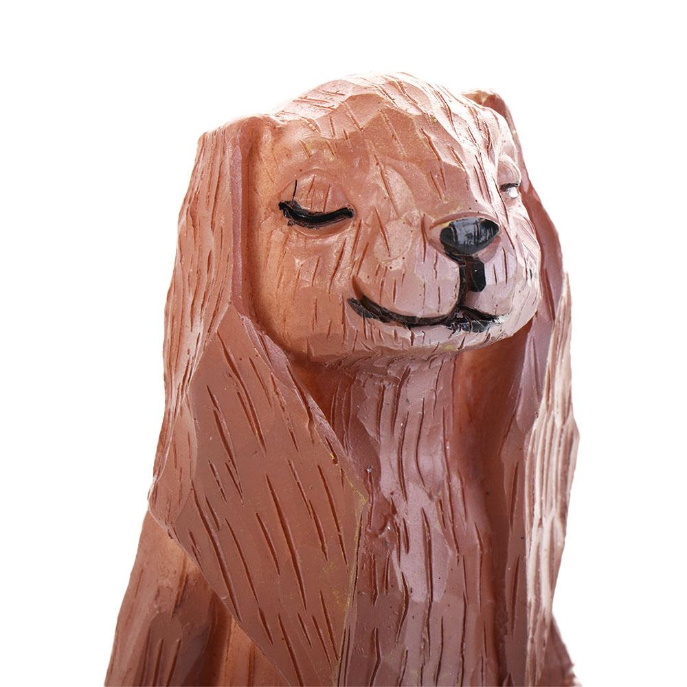 Zen Unique Design Long-ear Rabbit Bonsai Fountain Desktop Ornaments Rabbit Statue Animal Sculpture