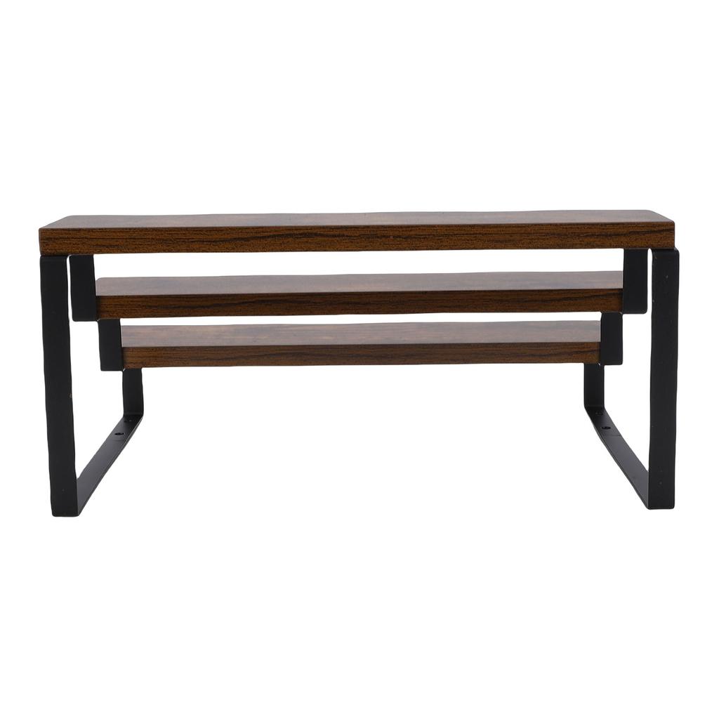 Perfume   Multi Purpose Wood Display Riser Stand for Kitchen Countertop Cosmetics Skincare Storage