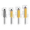 Professional Wood Trimming Router Bit 4 Flute Design High Durability Blade Enhancing Stability for Precise Wood Cutting