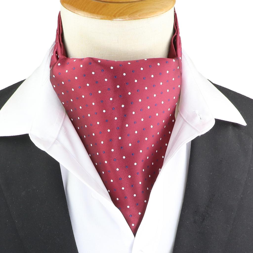 Pánská kravata Žakárová Květinová Paisley Pánská kravata Svatba Formální Ascot Šátek Samozavazovací Britský Gentleman Polyester Měkká kravata Luxusní