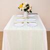3D Pearl Beaded Mesh Wedding Dress Table Runner