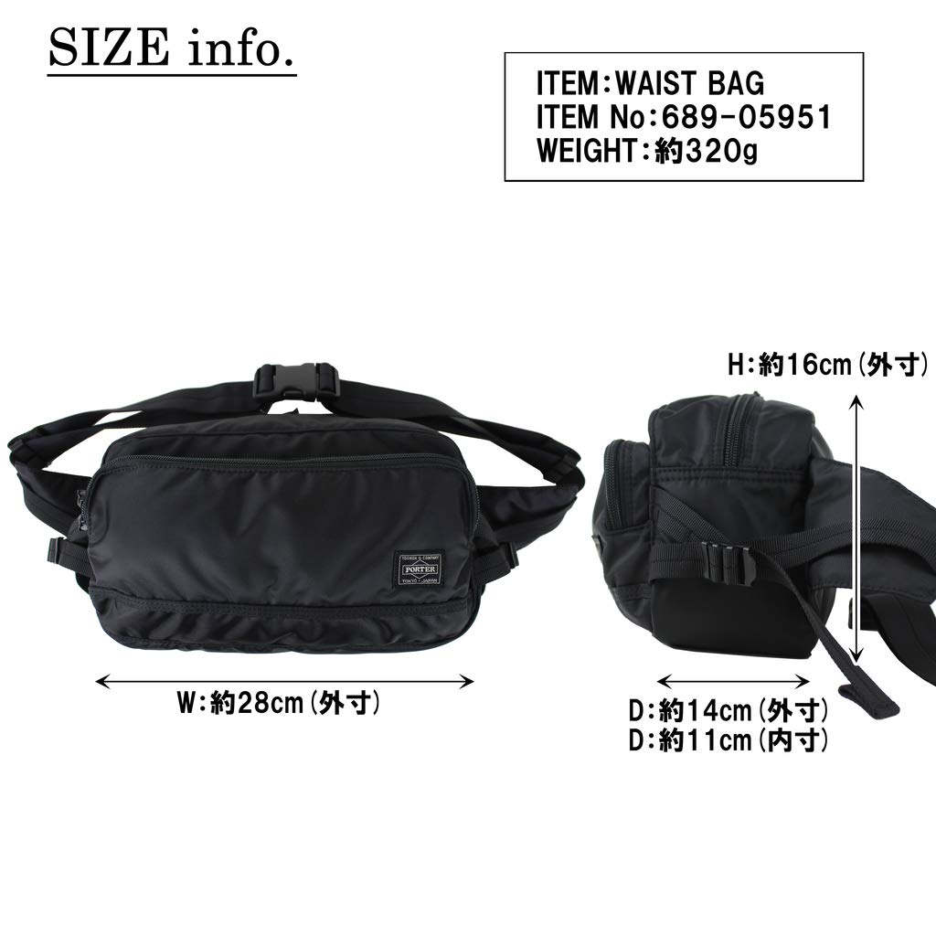 Porter PORTER Flash FLASH WAIST BAG Waist Bag 689-05951 Navy50