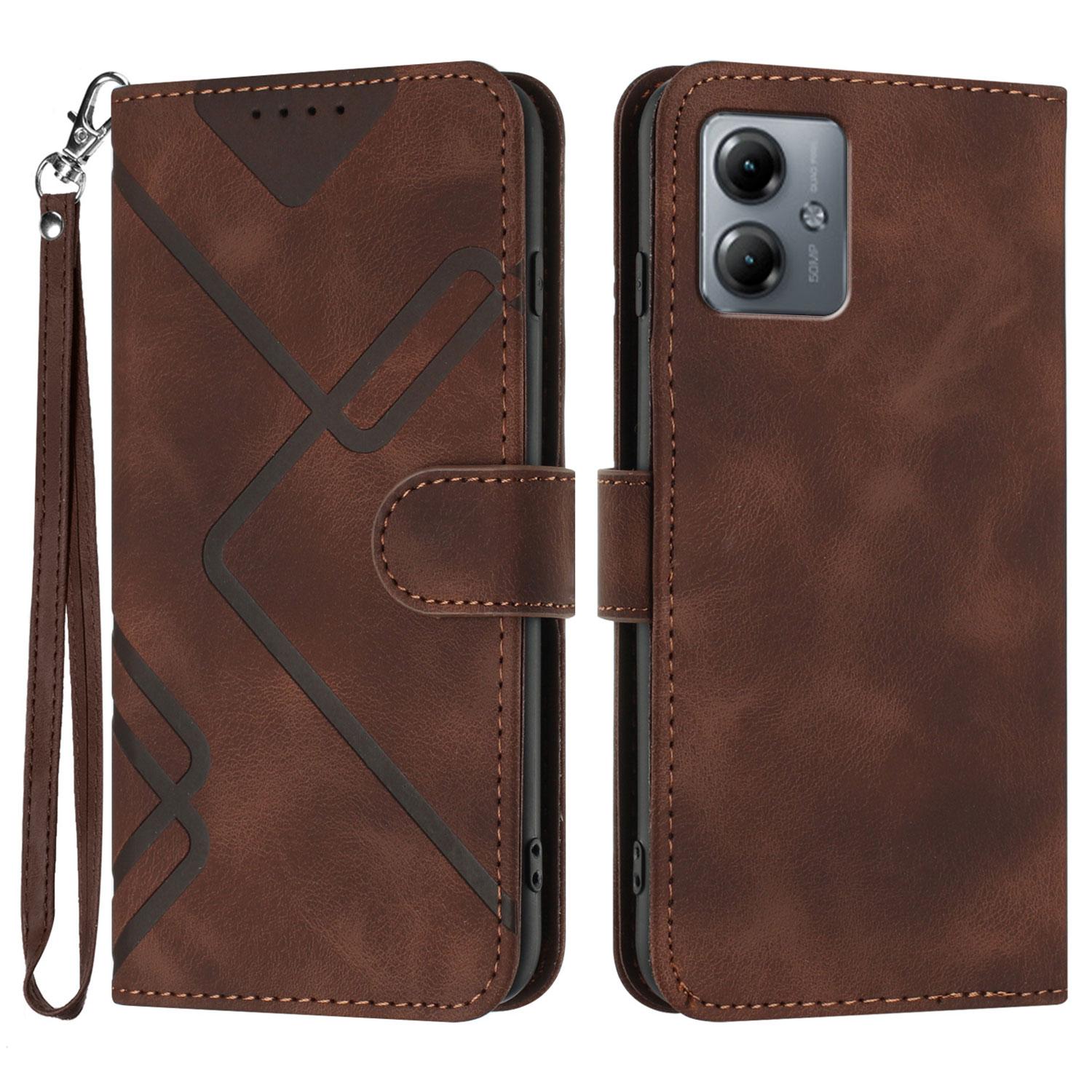 

For Motorola Moto G54 5G/Motorola Moto G54 (China) 5G/Motorola Moto G73 5G/Motorola Moto G64 5G/Motorola Moto G64y 5G/Motorola Moto G14 4G Wallet Case Brown