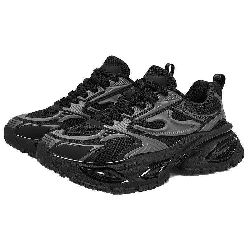 Platform casual versatile lace-up student sneakers men's and women's couple shoes New retro dad shoes