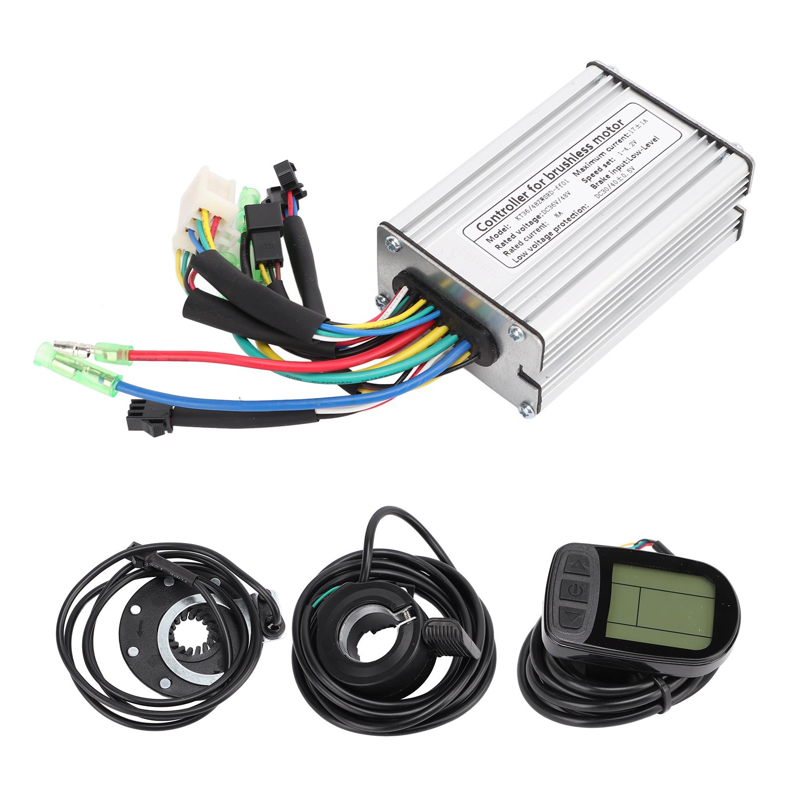 

36V48V 350W комплект контроллера электродвигателя 17A бесщеточный контроллер двигателя с дисплеем KT LCD5